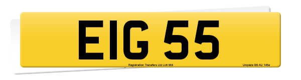 Registration number EIG 55
